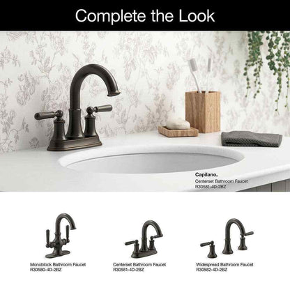 KOHLER Capilano 4 in. Centerset 2-Handle Bathroom Faucet in Oil-Rubbed Bronze