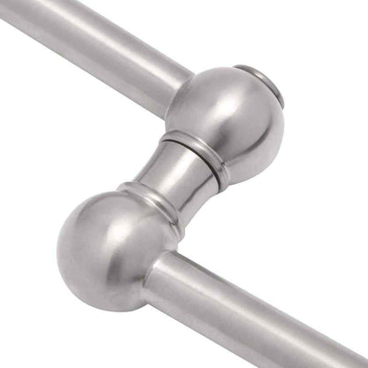 Glacier Bay Lyndhurst Wall Mounted Pot Filler in Brushed Nickel 67589-0004