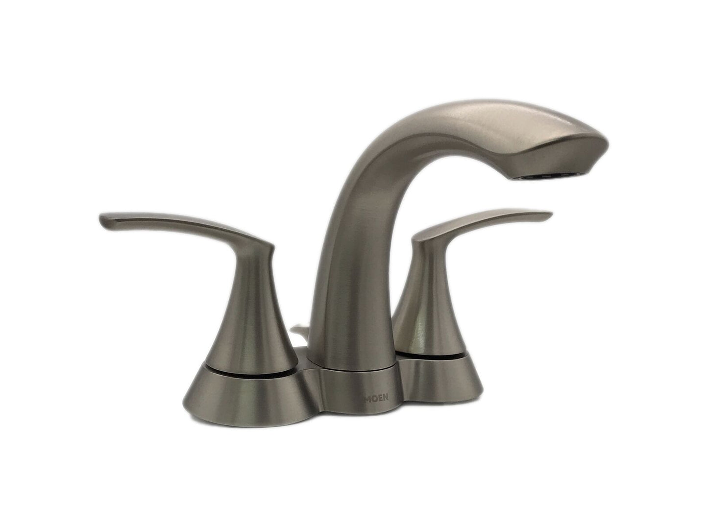 MOEN Darcy 4 in. Centerset 2-Handle Bathroom Faucet Spot Resist Brushed Nickel