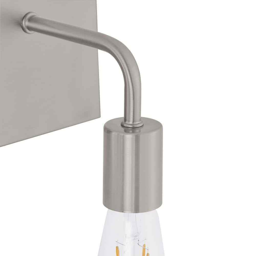 Hampton Bay Northvale 24 in. 3-Light Brushed Nickel Bathroom Vanity Light
