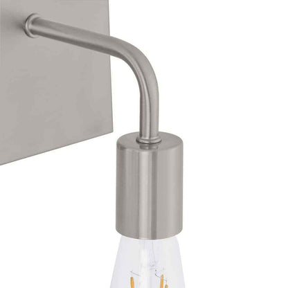 Hampton Bay Northvale 24 in. 3-Light Brushed Nickel Bathroom Vanity Light