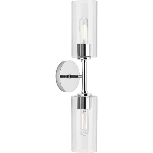 Progress Lighting Cofield 22-1/2 in. 2-Light Polished Chrome Wall Bracket