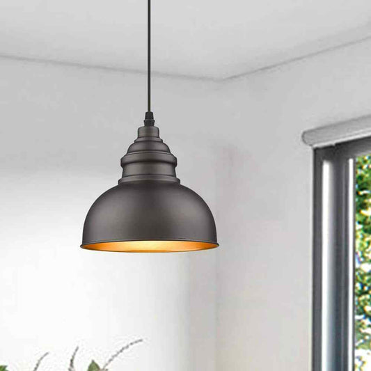 Jushua 1-Light Oil Rubbed Bronze Kitchen Island Dimmable Mini Pendant