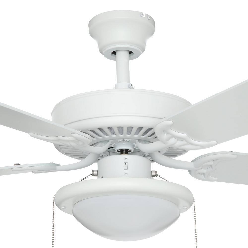Trice 44 in. LED Matte White Ceiling Fan YG269AP-MWH