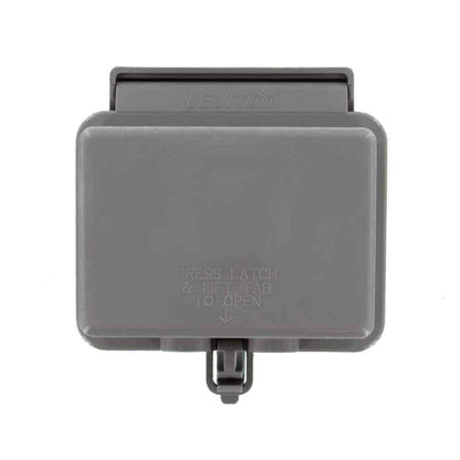 Leviton Decora/GFCI 1-Gang Raintight While-In-Use Device Mount Horizontal Cover