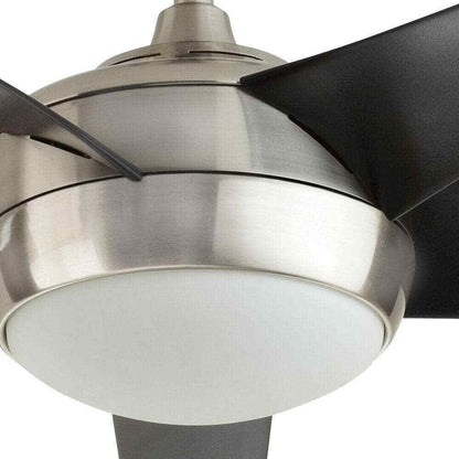 Home Decorators Windward IV 52 in. Indoor LED Brushed Nickel Ceiling Fan