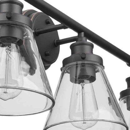 Globe Electric Parker 3-Light Oil Rubbed Bronze 5-Piece Bath Light Set