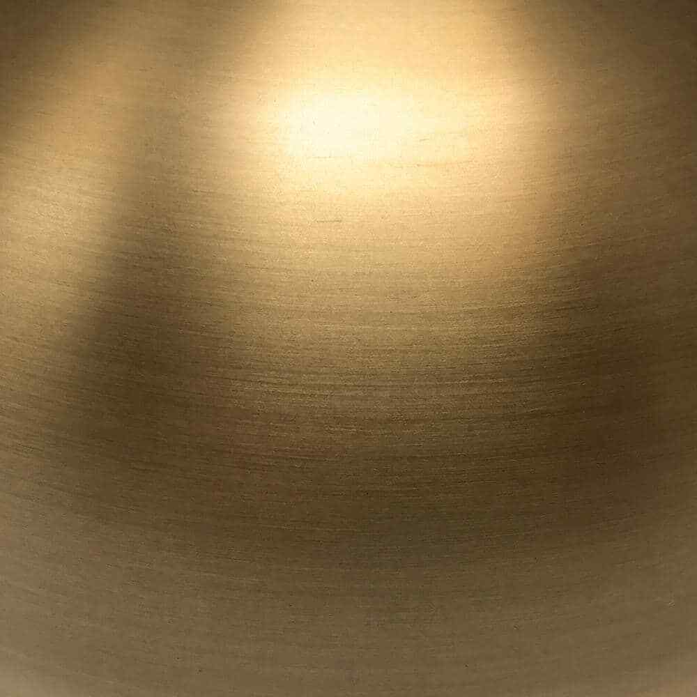 Meyer&Cross Orb 1-Light Large Globe Brass and Frosted Glass Pendant PD0333