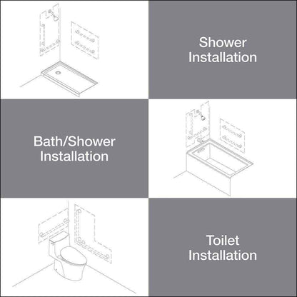 KOHLER Rubicon 9 in. Grab Bar in Polished Chrome K-R27240-CP