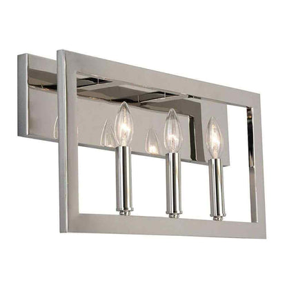 Eglo Jordan 22 in. 3-Light Satin Nickel Vanity Light
