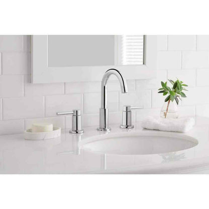 Glacier Bay Dorind 8 in. Widespread 2-Handle High-Arc Bathroom Faucet Chrome