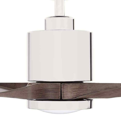 Home Decorators Triplex 60 in. LED Polished Nickel Ceiling Fan w/ Light