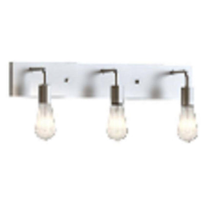 Hampton Bay Northvale 24 in. 3-Light Brushed Nickel Bathroom Vanity Light