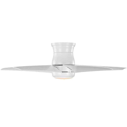 Hampton Bay Mena 44 in. Color Changing Integrated LED Matte White Ceiling Fan