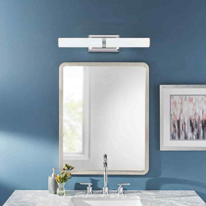 Home Decorators Rolande 100W Equivalent Polished Nickel LED Vanity Light
