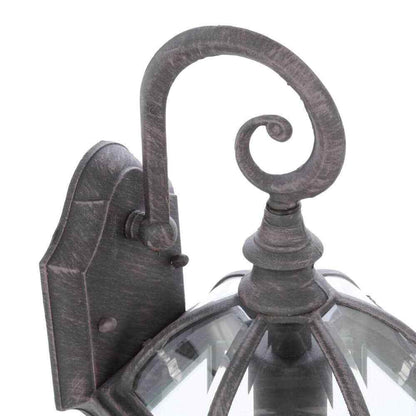 Hampton Bay Wickford Weathered Bronze Wall Light Fixture w/ Clear Glass (2-Pack)