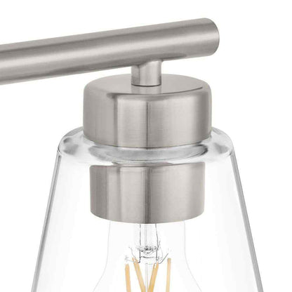 Hampton Bay Eastburn 28.13 in. 4-Light Brushed Nickel Vanity Light