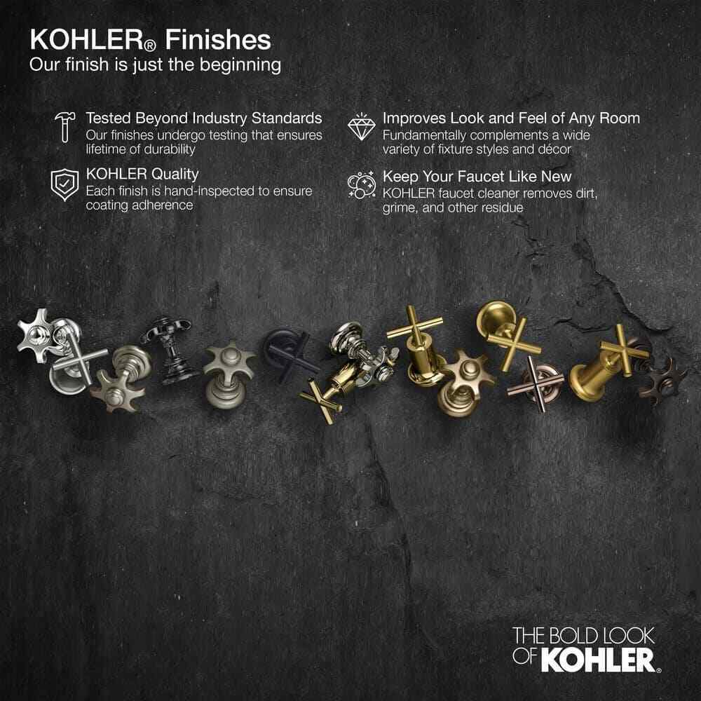 KOHLER Purist Single-Handle Standard Kitchen Faucet in Vibrant Brushed Bronze