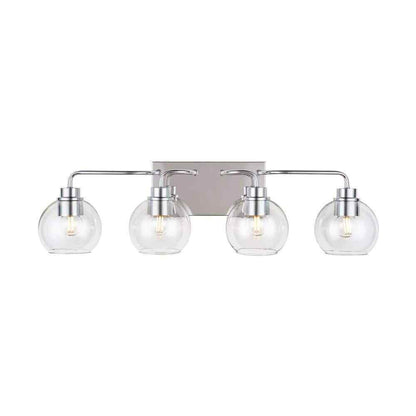 Hampton Bay Vista Heights 4 Light Polished Chrome Vanity Light HD-1862CH
