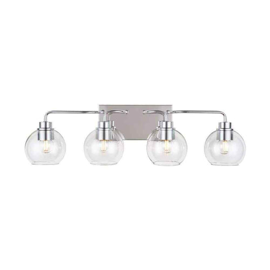 Hampton Bay Vista Heights 4 Light Polished Chrome Vanity Light HD-1862CH
