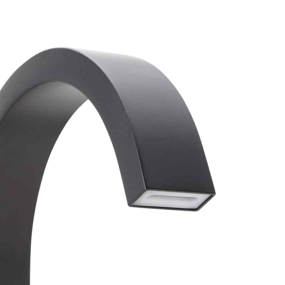 Glacier Bay Farrington 8 in. Widespread High-Arc Bathroom Faucet in Matte Black