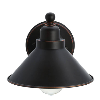 SATCO Bridgeview 7.25 in. 1-Light Mission Dust Bronze Wall Sconce