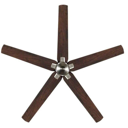 Hampton Bay Bellmore 56 in. Indoor Brushed Nickel Ceiling Fan w/ DC Motor+Remote
