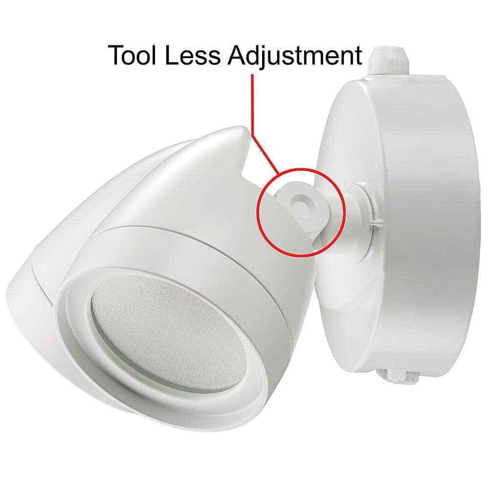 Dusk to Dawn Sensor White Exterior Outdoor LED Flood Light 4000K Wet Rated