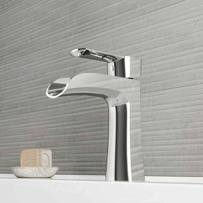 VIGO Paloma Single Handle Single-Hole Bathroom Faucet in Chrome VG01041CH