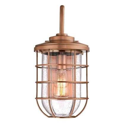 Westinghouse Ferry 1-Light Washed Copper Outdoor Wall Lantern Sconce