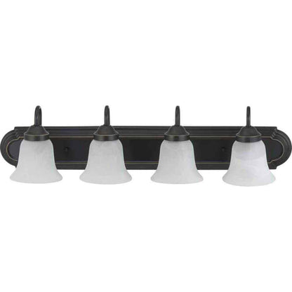Progress Lighting Solvang 30 in. 4-Light Antique Bronze Vanity Light