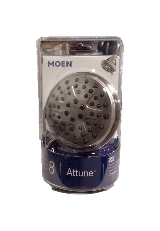 MOEN Attune 8-Spray Patterns 4 in. Wall Mount Shower Head in Brushed Nickel