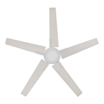 Hampton Bay Esala 52 in. Indoor Chrome Ceiling Fan with LED Light and Remote