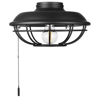 Hampton Bay Universal Matte Black Ceiling Fan LED Light Kit 52229