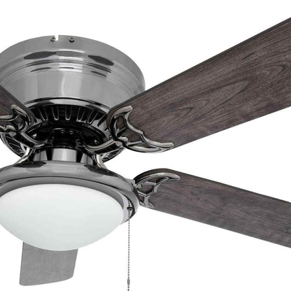 Hugger 52 in. LED Gunmetal Ceiling Fan AL383LED-GM