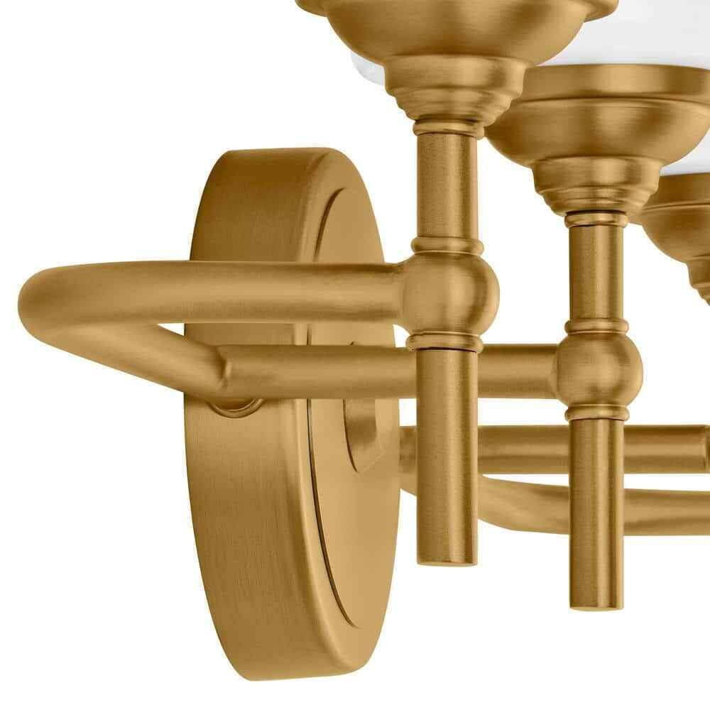 Home Decorators Ayelen 4-Light Matte Brass Modern Bathroom Vanity Light