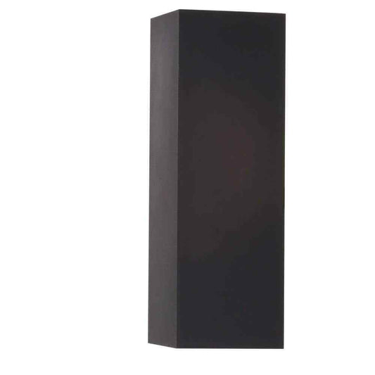 Progress Lighting Square 6 in. Black Modern Outdoor Wall Lantern Up-Down Light