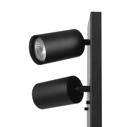 Globe Electric Davies Matte Black Plug-In or Hardwire Wall Sconce w/ Switch