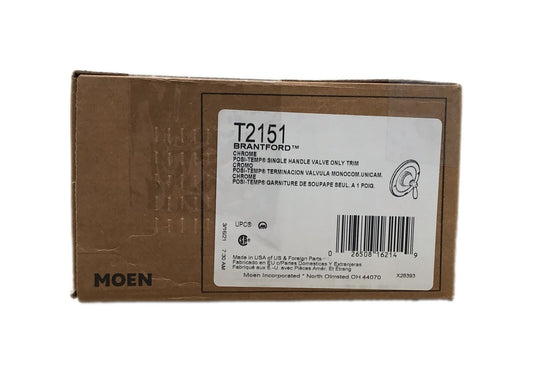 MOEN Brantford Single-Handle Posi-Temp Valve Trim Kit Chrome Valve Not Included