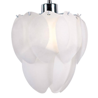 Bel Air Lighting Artichoke 1-Light Polished Chrome Pendant Light