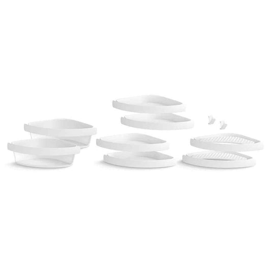 Sterling Wall Mounted Shower Caddy in White Finish 88028700-0
