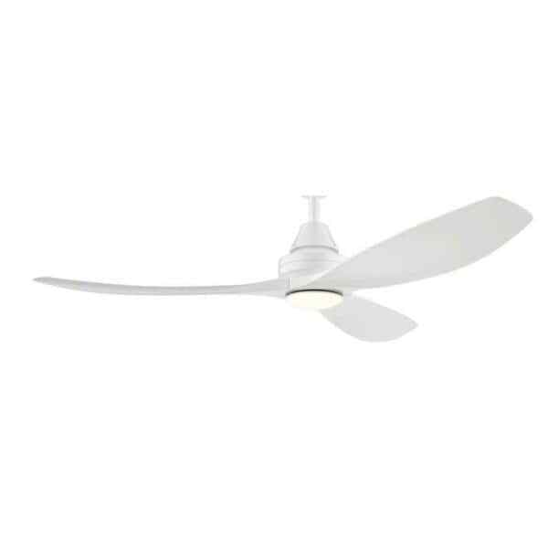 Home Decorators Collection Levanto 52 in. LED Indoor/Outdoor White Ceiling Fan