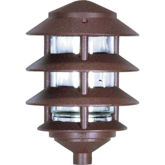 SATCO Nuvo Old Bronze Hardwired Water Resistant Path Light w/ No Bulbs Included