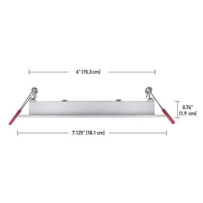 Commercial Electric 6 in. Adjustable CCT Canless LED Recessed Light Kit