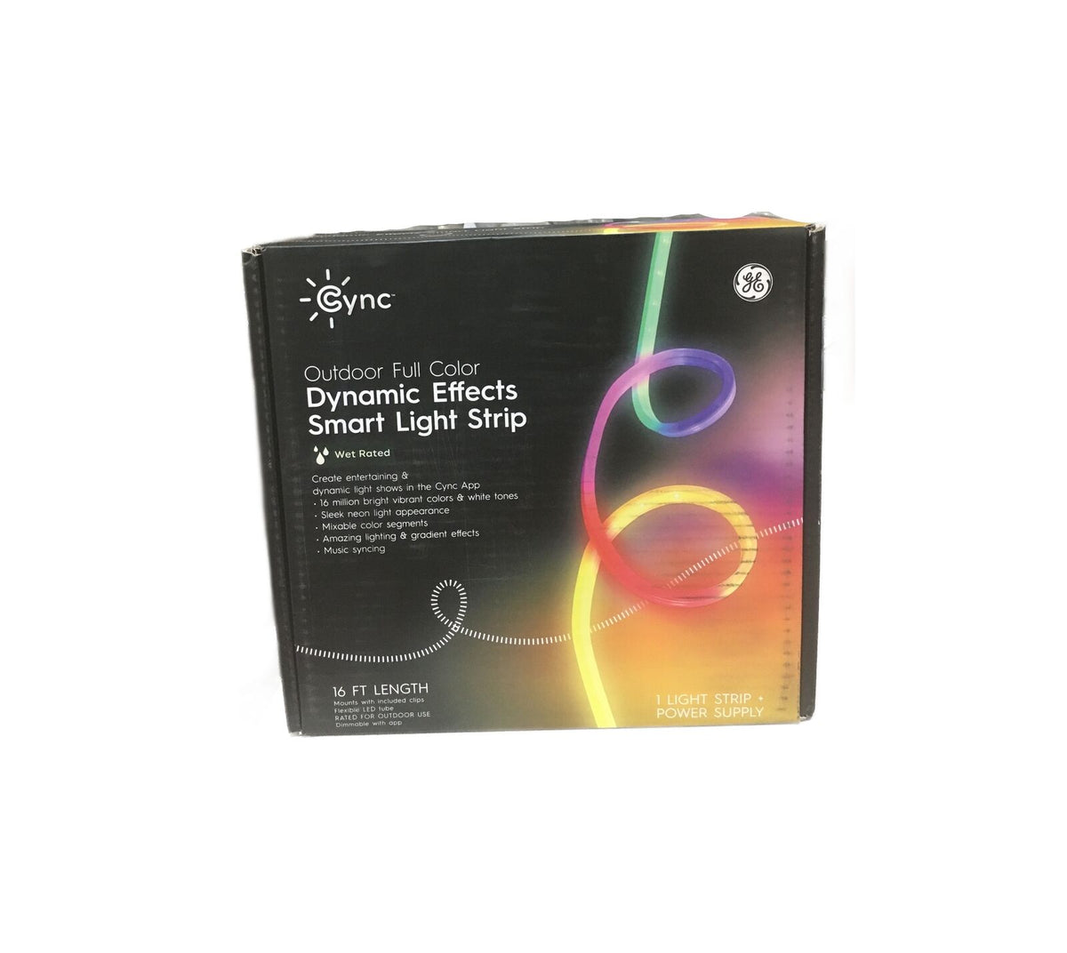 Cync Outlet Cync 16 ft. Outdoor Premium Strip Light – Indiana Home Outlet