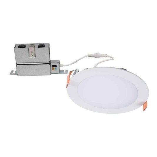 HALO HLB Series 6 in. Canless Dimmable Indoor Outdoor LED Recessed Light Kit