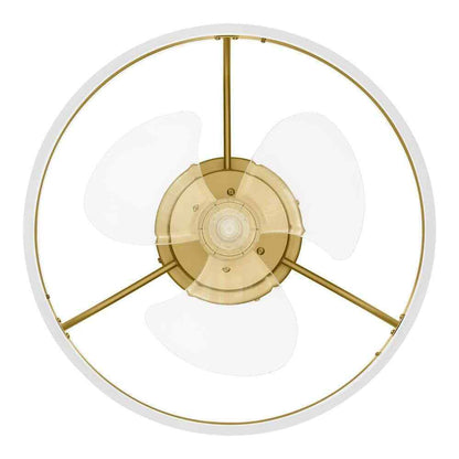 Hampton Bay Preen 20 in. LED Indoor Gold Ceiling Fan with light and remote