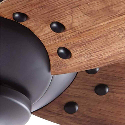 Home Decorators Altura 68 in. Matte Black Ceiling Fan w/ Downrod, Remote Control