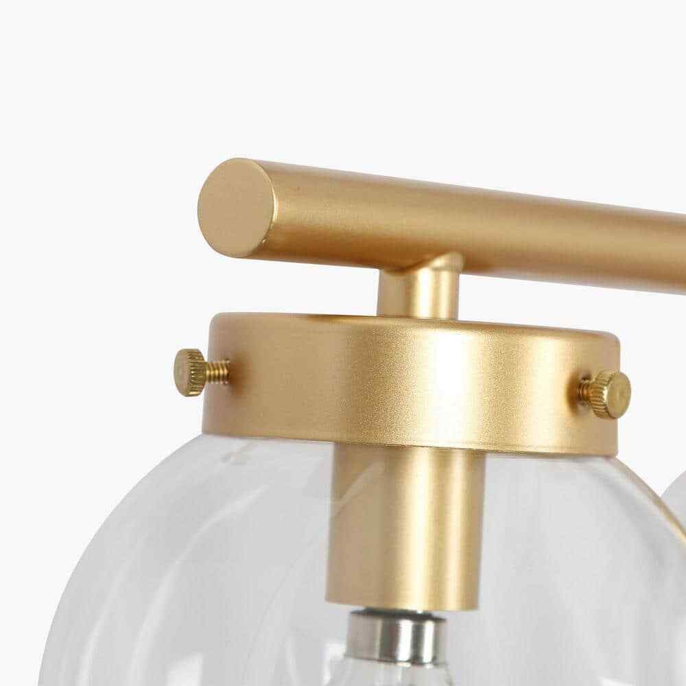 Uolfin Mid-Century Powder Room Vanity Light Bar 34.2 in. 5-Light