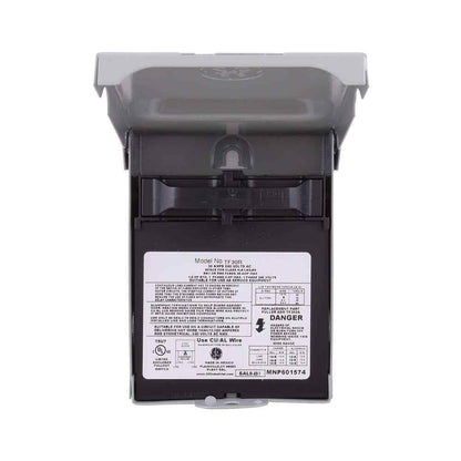 GE 30-Amp 120/240-Volt Fused AC Disconnect TF30RCP